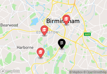 Closest campuses from Calthorpe Court