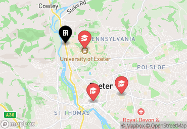 Closest campuses from Exeter One