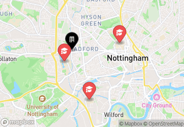 Closest campuses from Nottingham Two