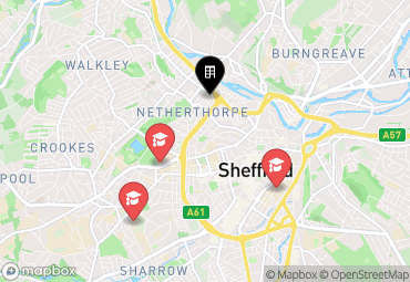 Closest campuses from Sheffield 3