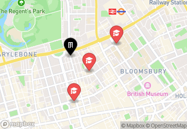 Closest campuses from AXO Oxford Circus