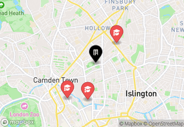 Closest campuses from Chapter Islington