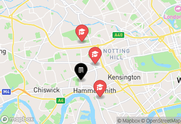 Closest campuses from Ravenscourt House