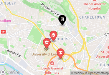 Closest campuses from iQ Leeds