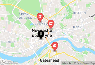 Closest campuses from Vita Student Newcastle - Westgate