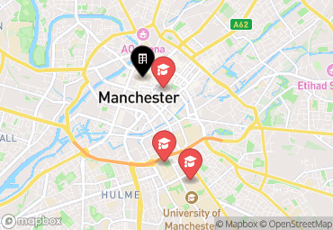 Closest campuses from 25 Cross Street