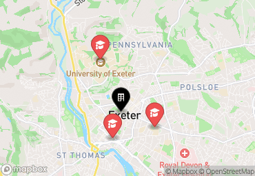 Closest campuses from Northernhay House