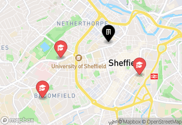 Closest campuses from Hollis Croft