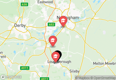 Closest campuses from Radmoor House