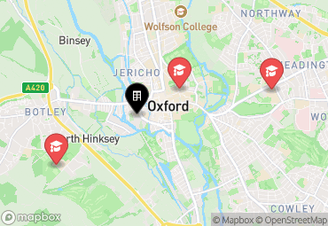 Closest campuses from Student Castle Oxford