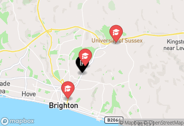 Closest campuses from Student Castle Brighton