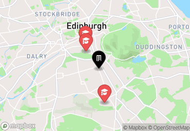 Closest campuses from Student Castle Edinburgh