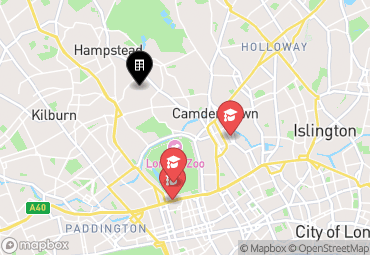 Closest campuses from Belsize House