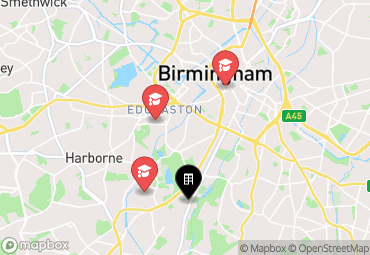 Closest campuses from Vita Student Birmingham - Pebble Mill