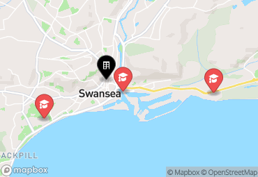 Closest campuses from Oldway Centre