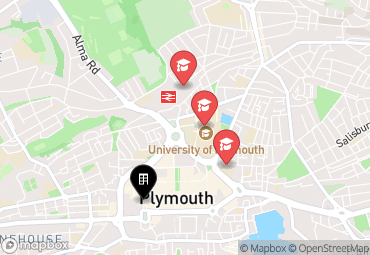 Closest campuses from Plymouth Cross House