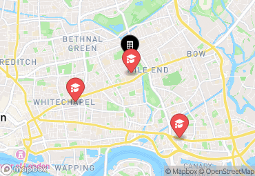 Closest campuses from Scape Mile End Canalside