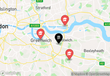 Closest campuses from Farndale Court