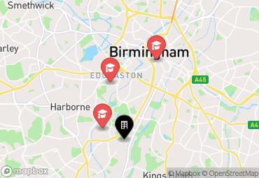 Closest campuses from Wesley House