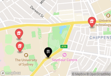 Closest campuses from Scape at University of Sydney