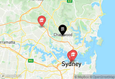 Closest campuses from Iglu Chatswood