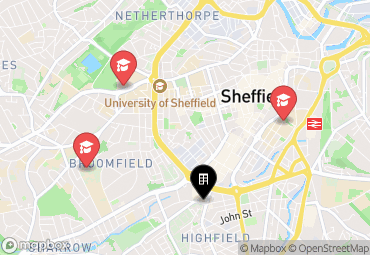 Closest campuses from Sheffield Central