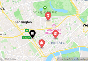 Closest campuses from Park House - Earls Court