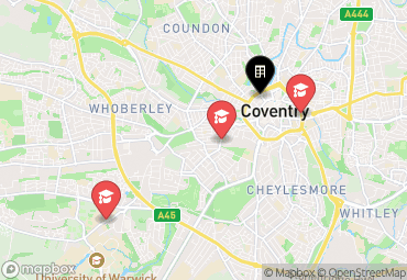 Closest campuses from Canvas Coventry City Point