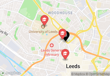 Closest campuses from Vita Student Leeds - Portland Crescent