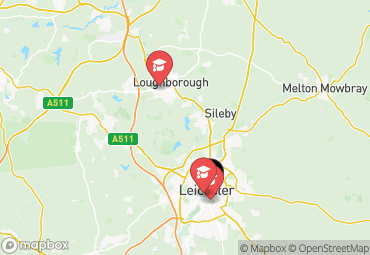 Closest campuses from 9 De Montfort Mews