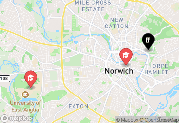 Closest campuses from Heathfield Norwich