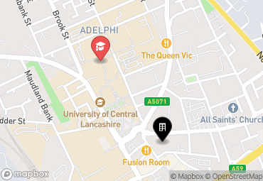 Closest campuses from Friargate Court