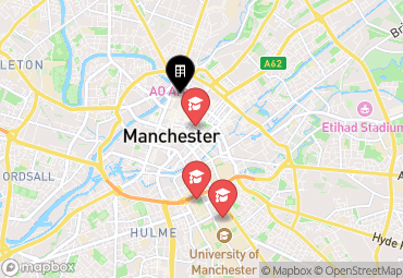 Closest campuses from IconInc @ Roomzzz - Manchester Victoria