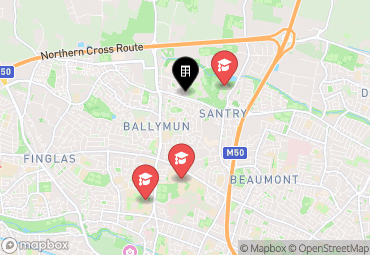 Closest campuses from Hazelwood Student Village