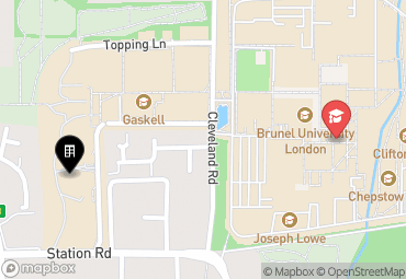 Closest campuses from Isambard Complex - Runnymede Hall