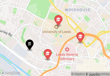 Closest campuses from IconInc @ Roomzzz - Leeds City West