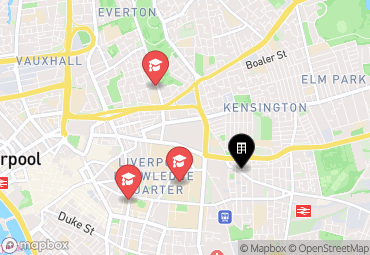 Closest campuses from Derby Buildings