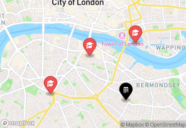 Closest campuses from Element Bermondsey