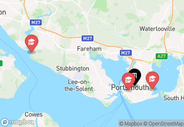 Closest campuses from Stanley Studios - Portsmouth