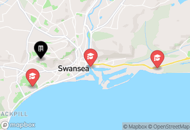 Closest campuses from Boutique Student Living - Swansea