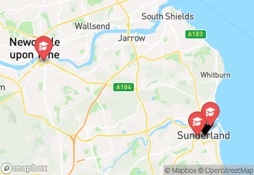 Closest campuses from Burdon House