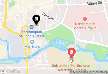 Closest campuses from Town Centre Halls - St. John's Halls