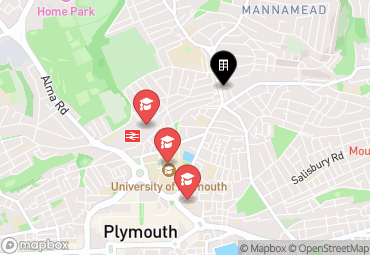 Closest campuses from Student Clubhouse - Plymouth