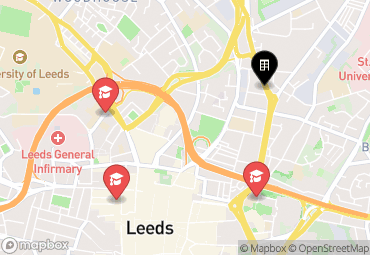 Closest campuses from The Terry Frost Building