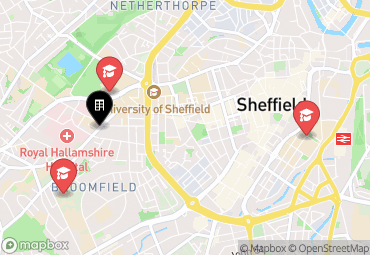 Closest campuses from 10 Bed House, Broomhall