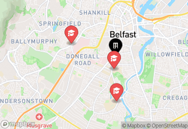 Closest campuses from Bradbury Place