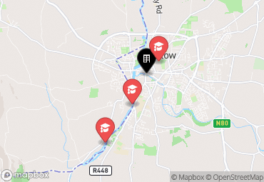 Closest campuses from Riverbank, Carlow