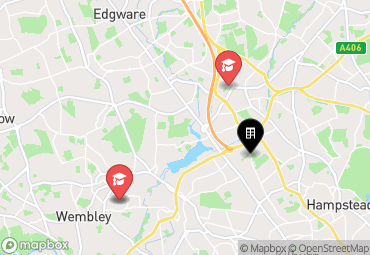 Closest campuses from Fusion Brent Cross Town