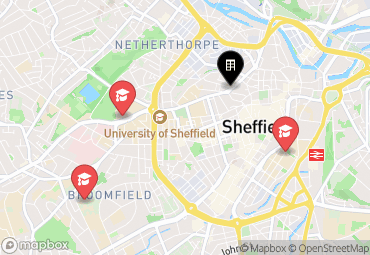 Closest campuses from true Sheffield